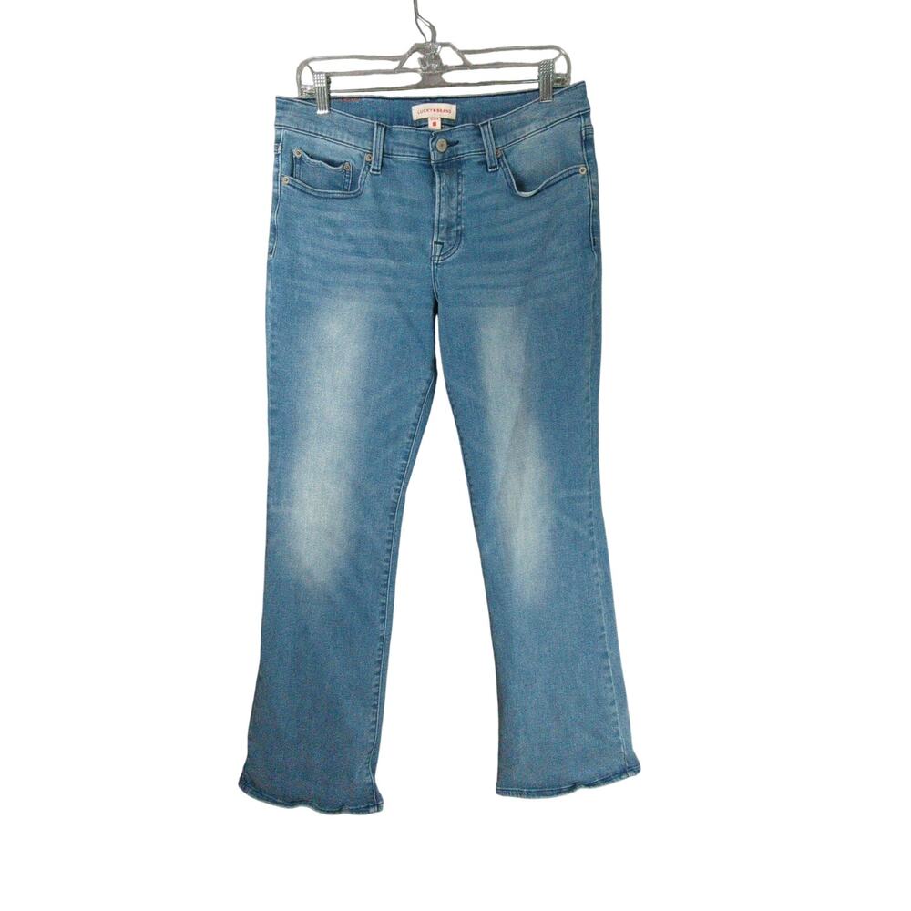 Lucky Brand Jeans Womens 12/31 Blue Sweet Mid Rise Boot Light Wash Stretch